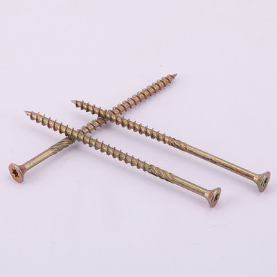 품질  Yellow Zinc Torx Drive Chipboard Screw Double Countersunk Head Chipboard Screw 공장